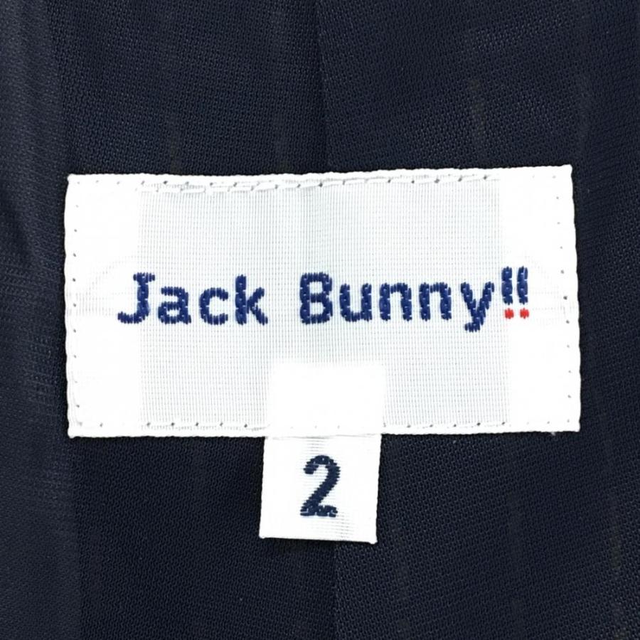 Jack Bunny!!（ジャックバニー） スカート ネイビー×イエロー ドット柄