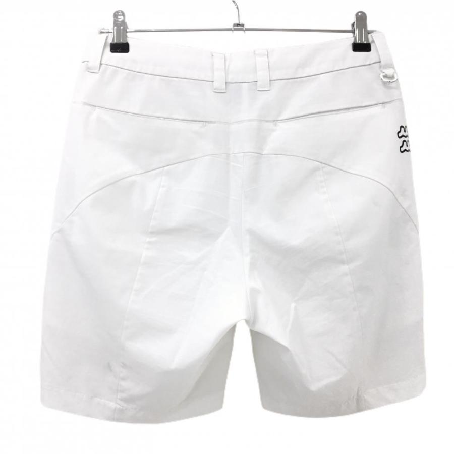 【新品】ムータマリン　ゴルフ　メンズ　ハーフパンツ　白　XL muta MARINE（ムータマリン） ハーフパンツ 白 シンプル ロゴ刺しゅう