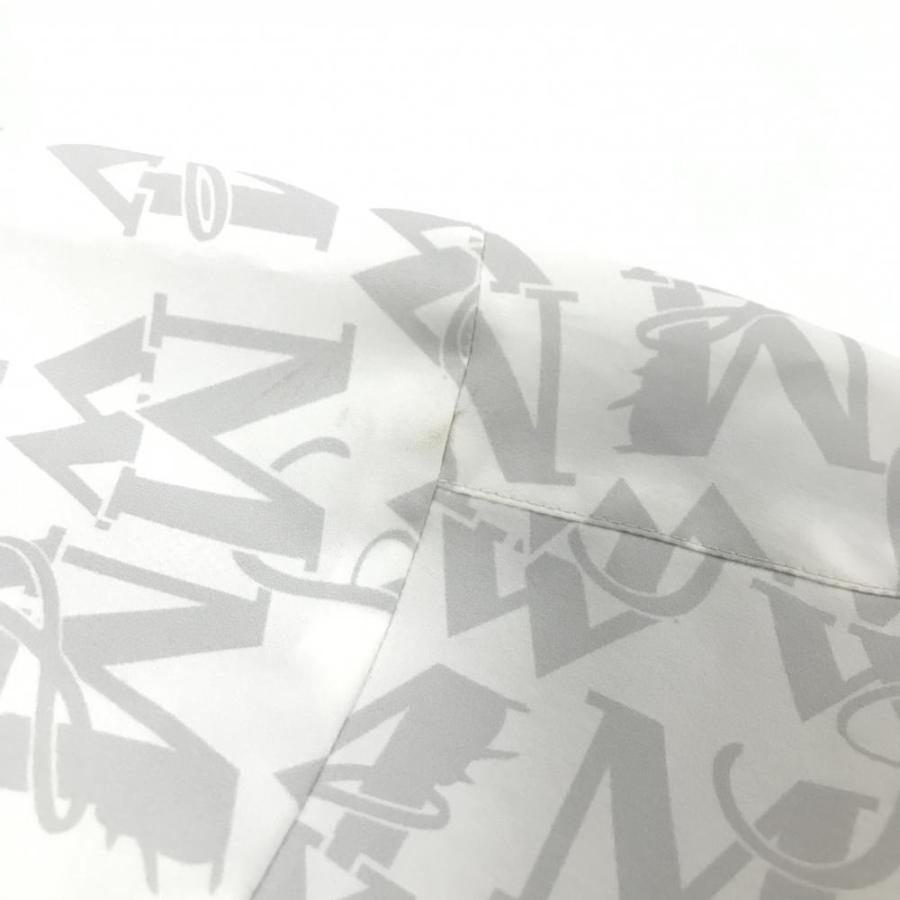 Munsingwear（マンシングウェア） ジャケットブルゾン 白×グレー ロゴ