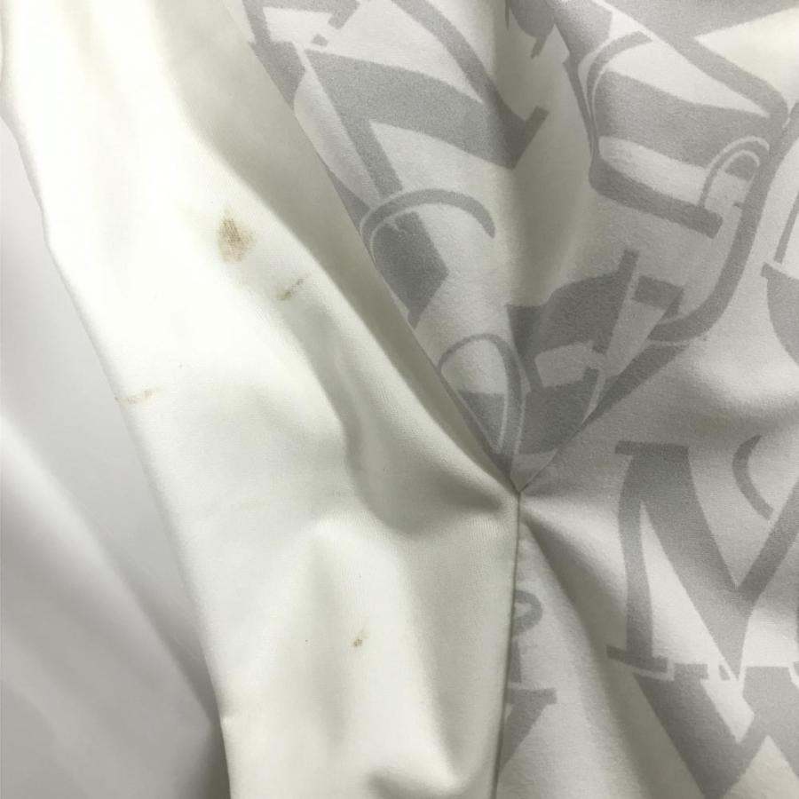 Munsingwear（マンシングウェア） ジャケットブルゾン 白×グレー ロゴ