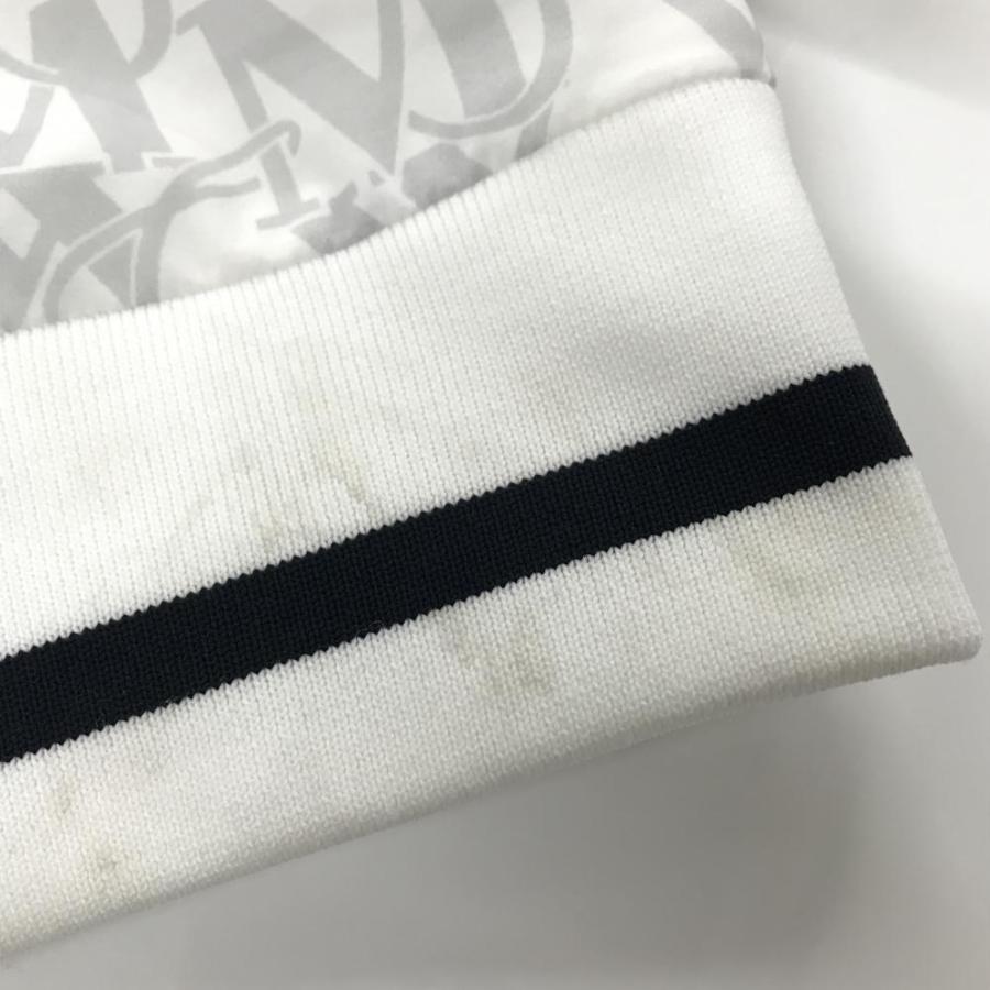 Munsingwear（マンシングウェア） ジャケットブルゾン 白×グレー ロゴ