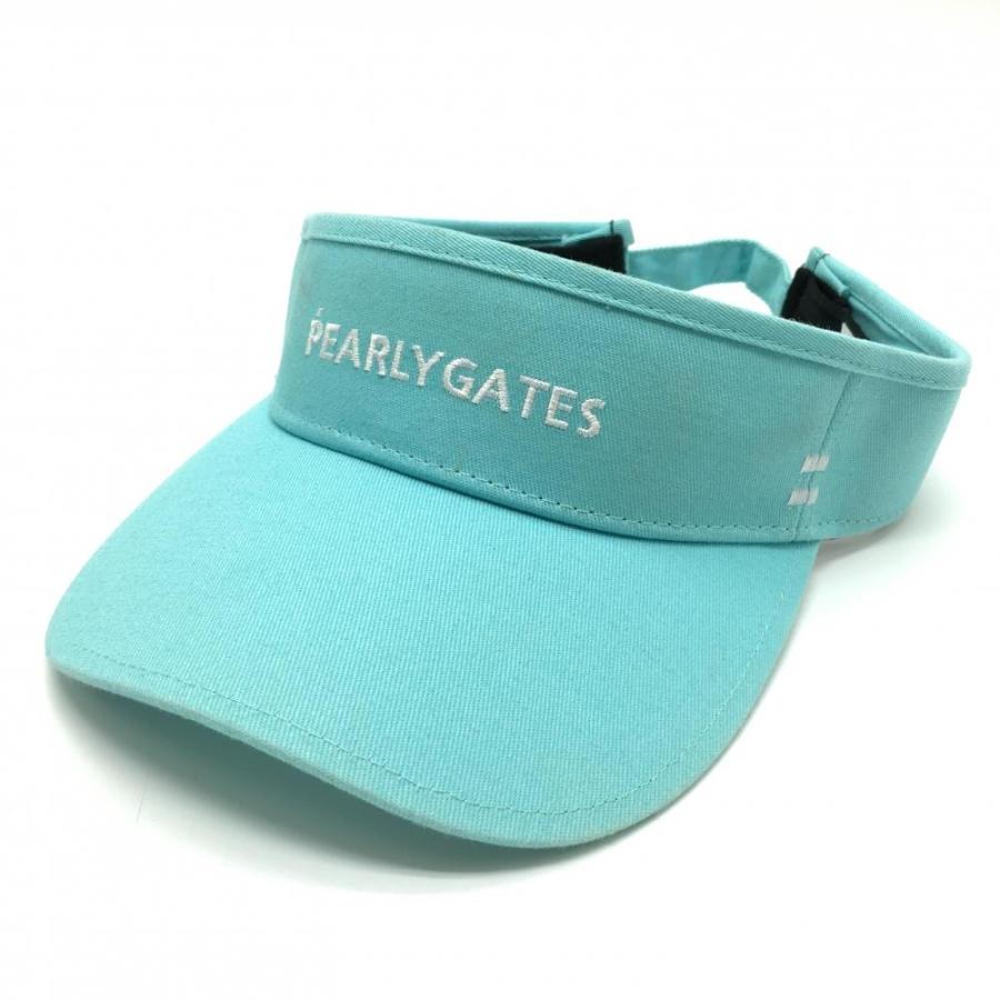 PEARLY GATES（パーリーゲイツ） サンバイザー ライトブルー ニコ