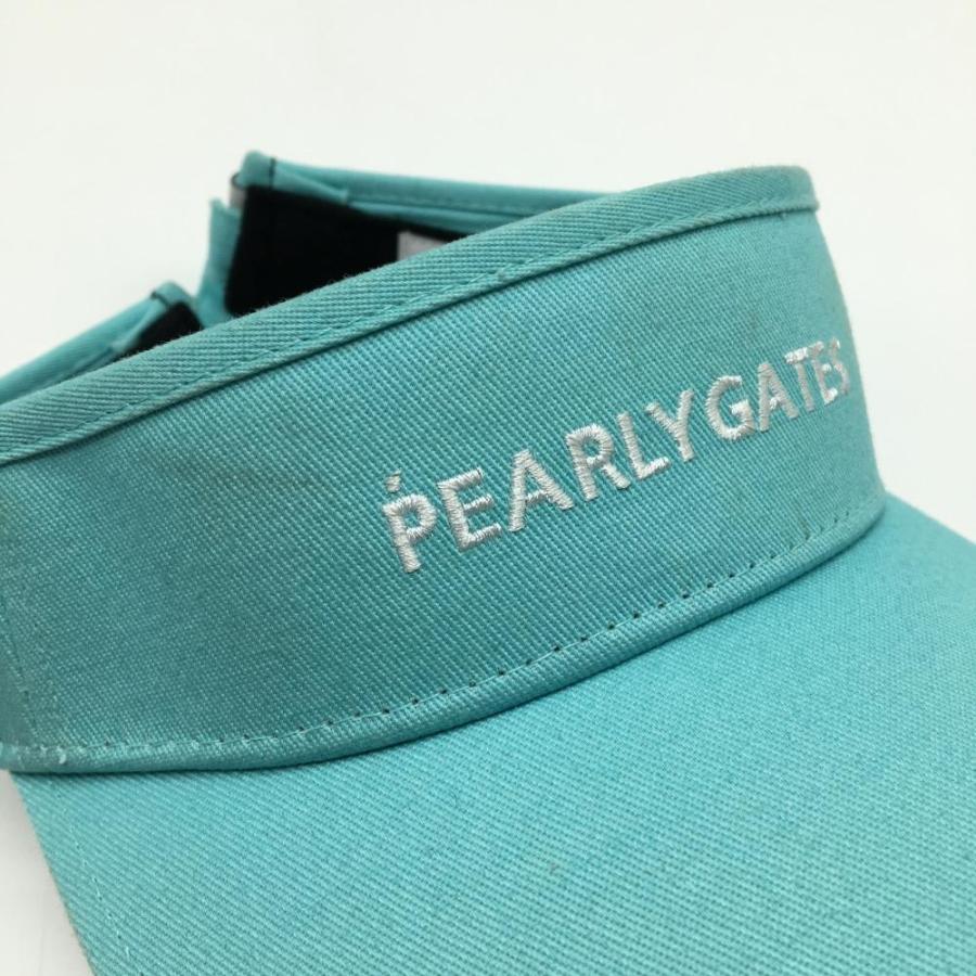 PEARLY GATES（パーリーゲイツ） サンバイザー ライトブルー ニコ