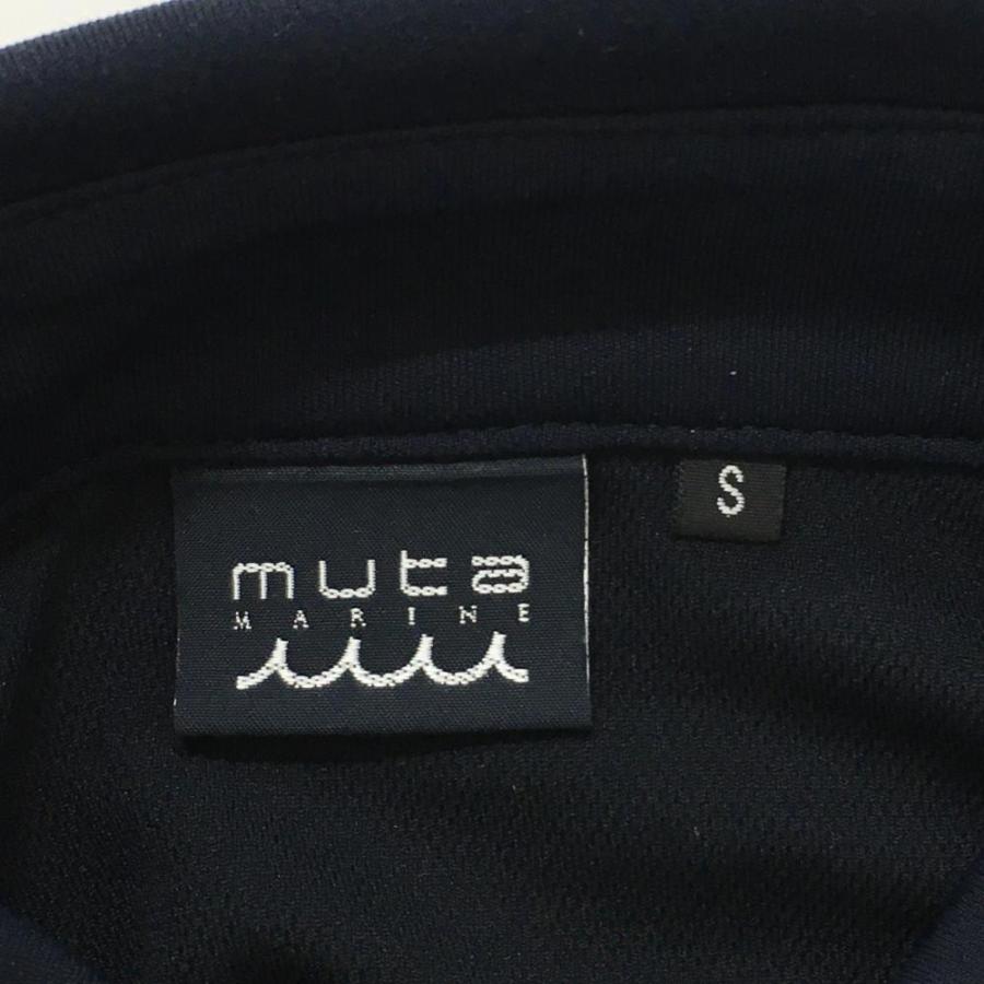 muta MARINE（ムータマリン） 半袖ポロシャツ ネイビー ボタンダウン