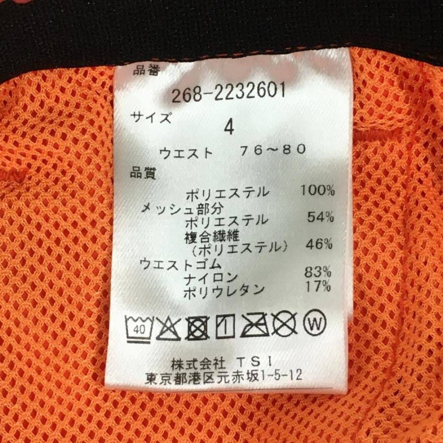 PGG 【超美品】PGGパーリーゲイツ ハーフパンツ オレンジ ウエストゴム