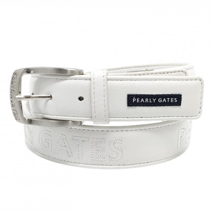 パーリーゲイツ　ベルト　シルバー PEARLY GATES（パーリーゲイツ） 【美品】パーリーゲイツ ベルト
