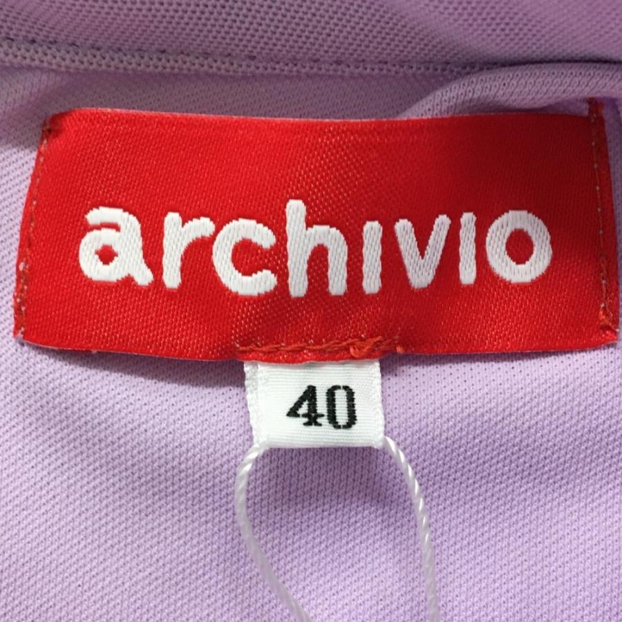 archivio（アルチビオ） 【新品】アルチビオ 襟付半袖シャツ パープル