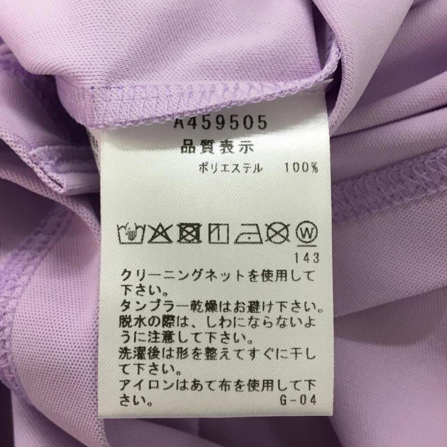 【新品】アルチビオ 襟付半袖シャツ パープル フレンチスリーブ ロゴシルバー レディース 40(L) ゴルフウェア 2025年モデル archivio archivio（アルチビオ） 【新品】アルチビオ 襟付半袖シャツ パープル