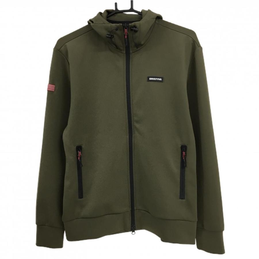 新品 BRIEFING パーカー オリーブグリーンXS 【公式通販】