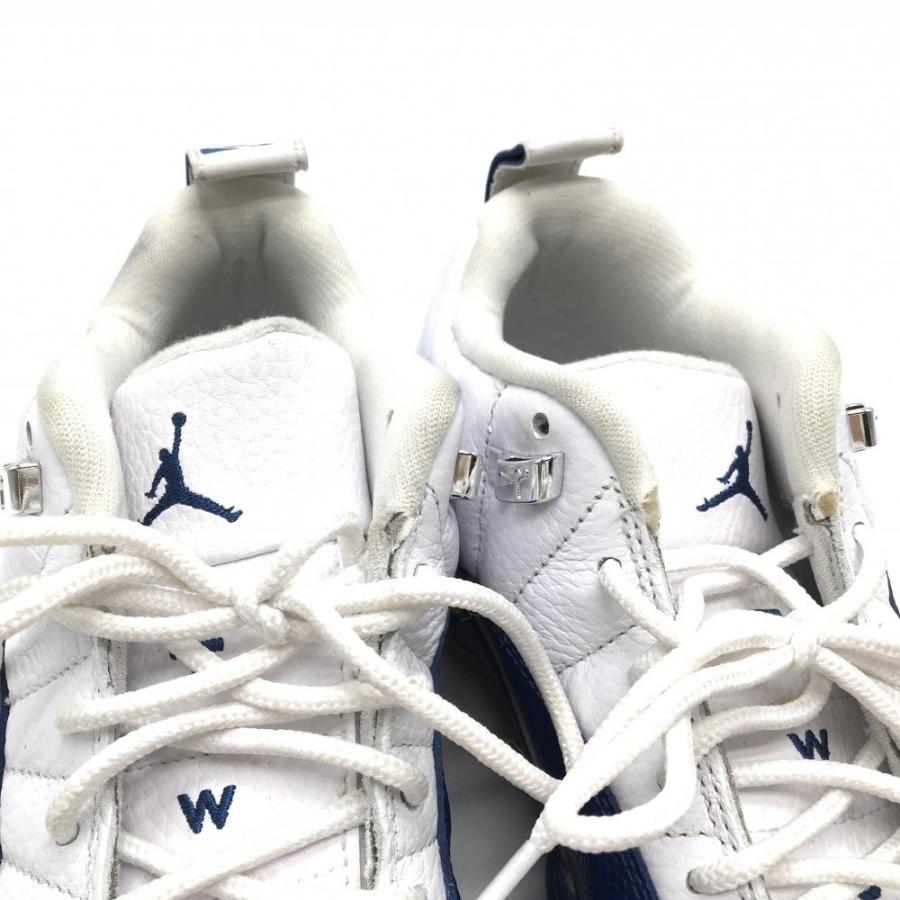 【美品】ナイキ ゴルフシューズ 白×ブルー DH4120-101 Air Jordan 12 Low メンズ 27.0 ゴルフウェア NIKE_8