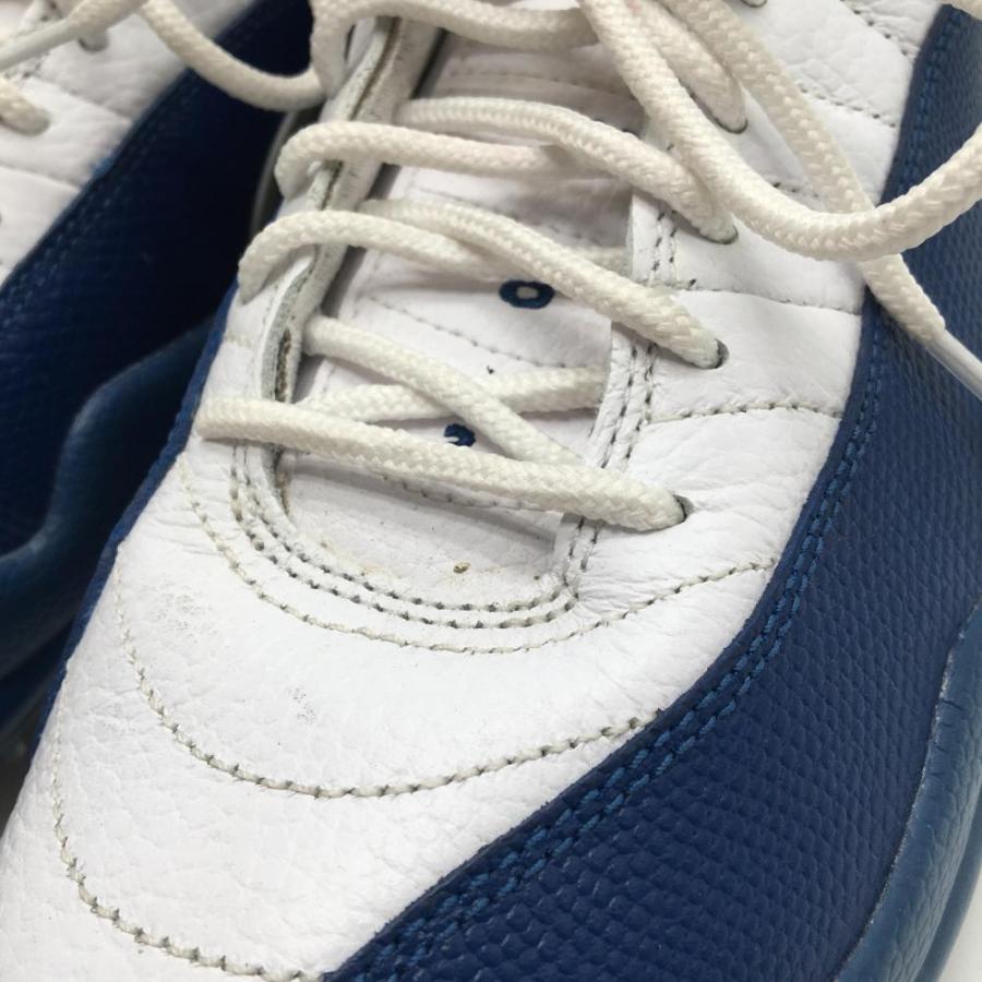 【美品】ナイキ ゴルフシューズ 白×ブルー DH4120-101 Air Jordan 12 Low メンズ 27.0 ゴルフウェア NIKE_9