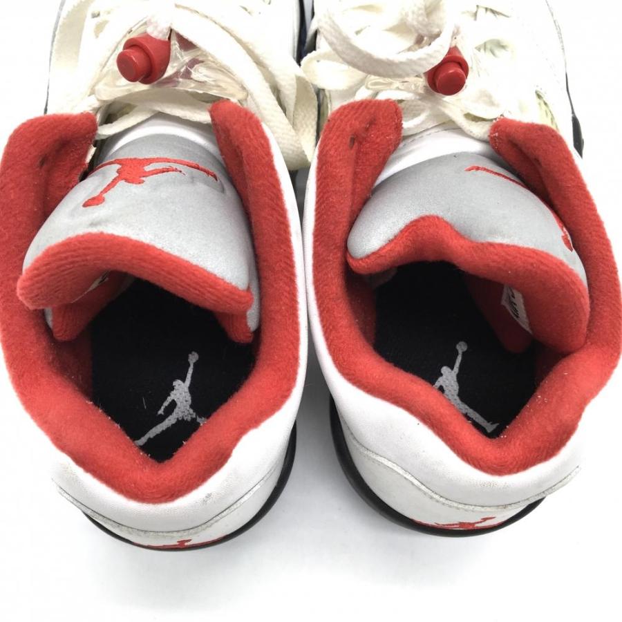 NIKE（ナイキ） ゴルフシューズ 白×レッド CU4523-100 AIR JORDAN 5