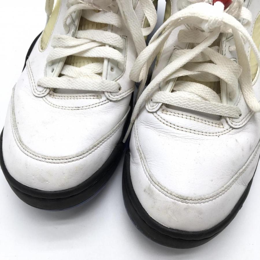 NIKE（ナイキ） ゴルフシューズ 白×レッド CU4523-100 AIR JORDAN 5