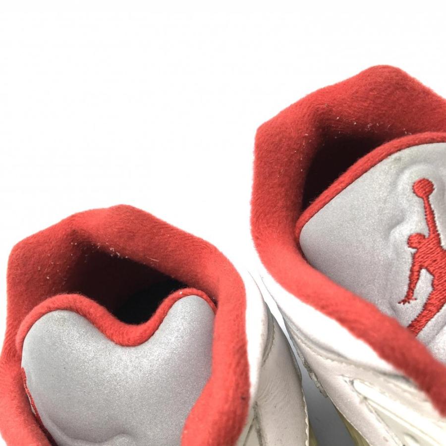 NIKE（ナイキ） ゴルフシューズ 白×レッド CU4523-100 AIR JORDAN 5