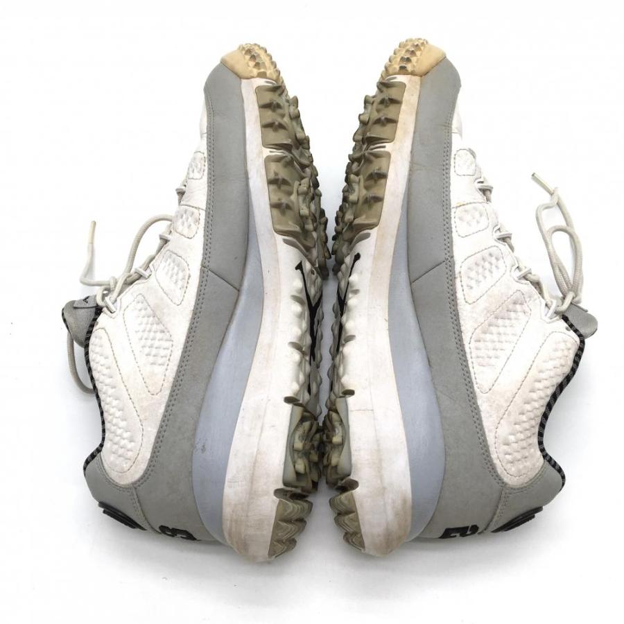 NIKE（ナイキ） ゴルフシューズ 白×グレー 833798-103 エアジョーダン9