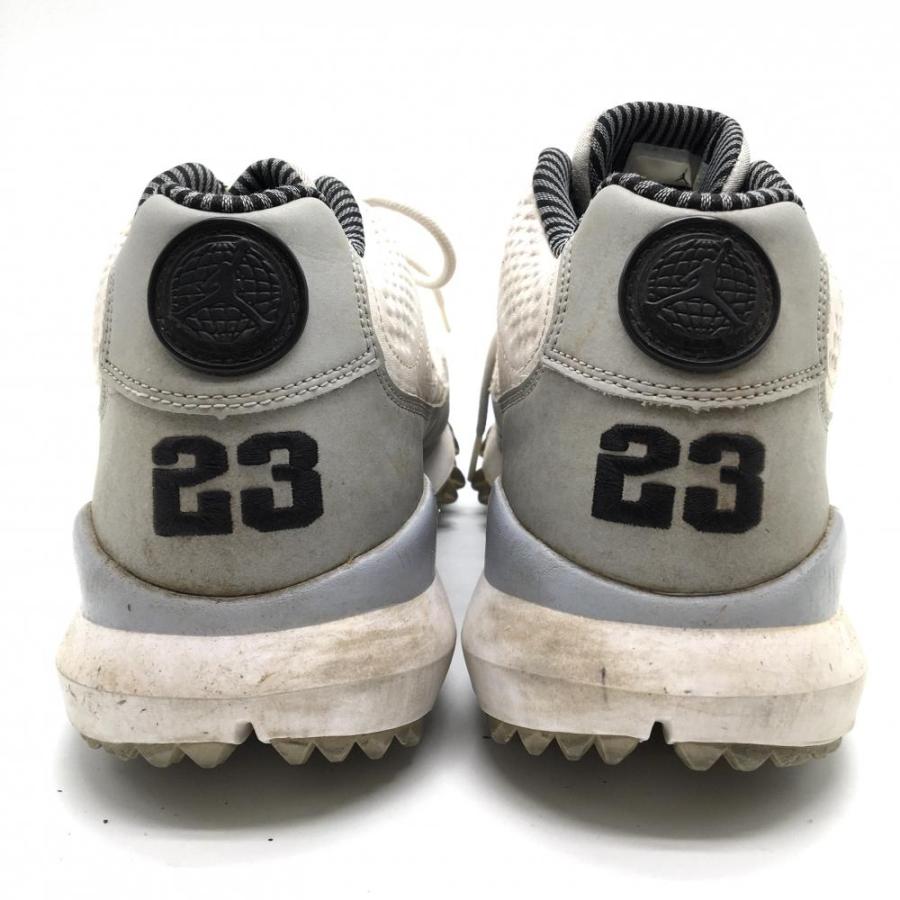 NIKE（ナイキ） ゴルフシューズ 白×グレー 833798-103 エアジョーダン9