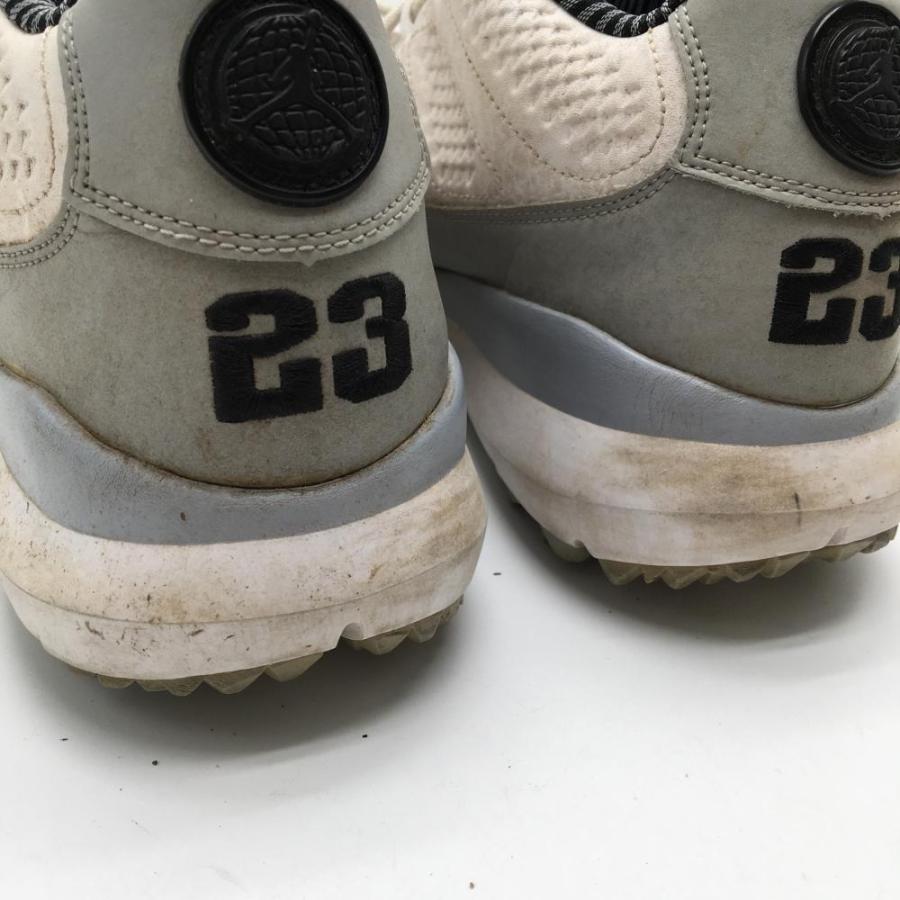 NIKE（ナイキ） ゴルフシューズ 白×グレー 833798-103 エアジョーダン9