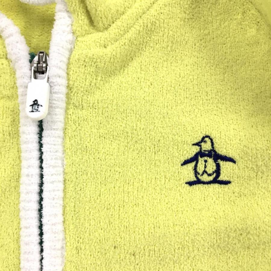 Munsingwear（マンシングウェア） ニットジップパーカー イエロー 微