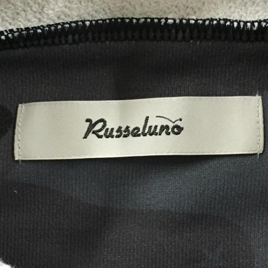 【超美品】ラッセルノ フード付トレーナー グレー×黒 迷彩 カモフラ ルチャ スウェット レディース 1(M) ゴルフウェア RUSSELUNO_5