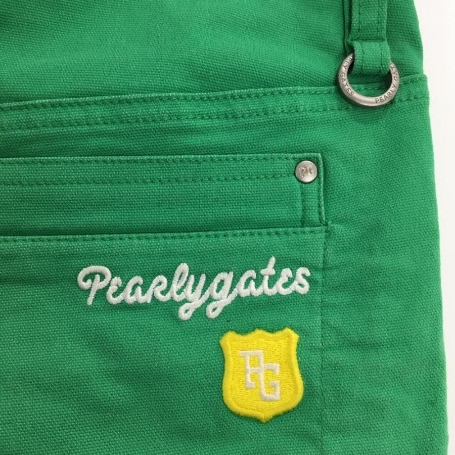 PEARLY GATES（パーリーゲイツ） ショートパンツ グリーン 30周年 裏地