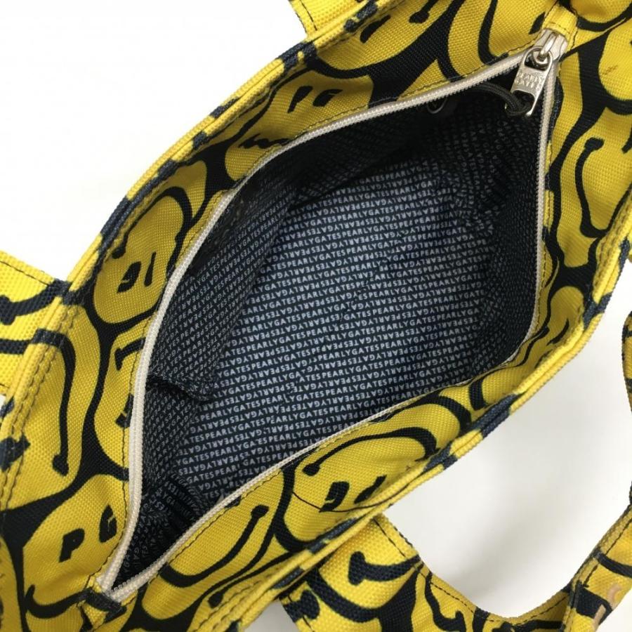 PEARLY GATES（パーリーゲイツ） カートバッグ イエロー×ネイビー ニコ