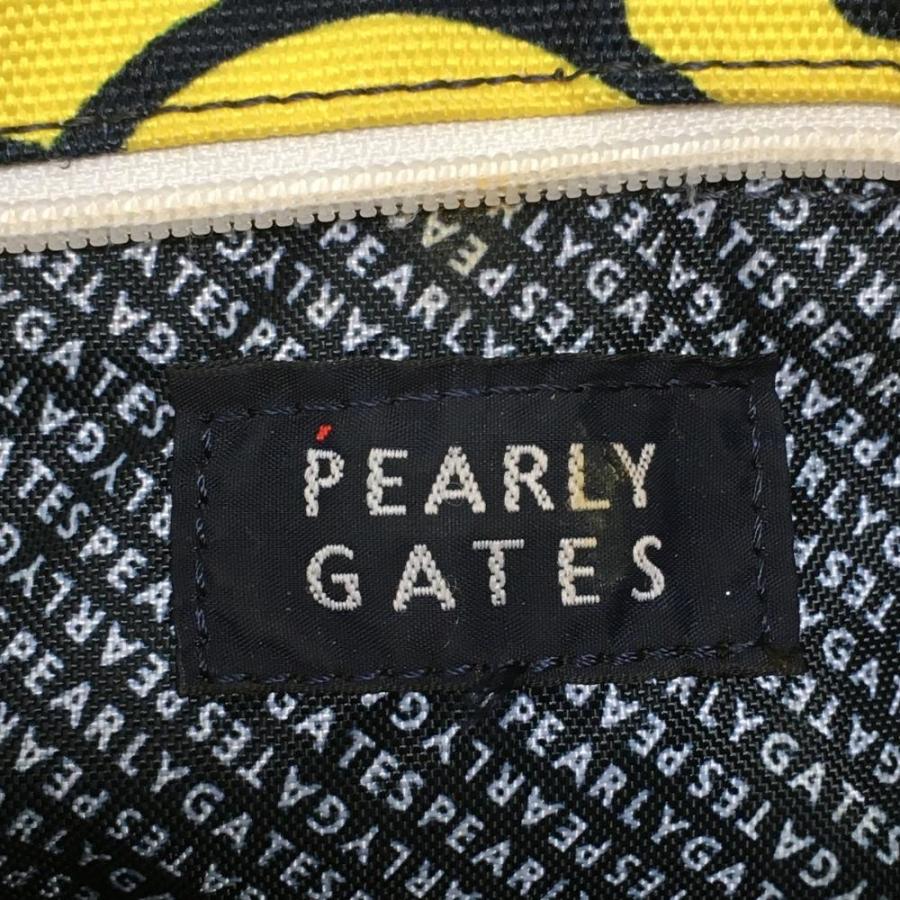 PEARLY GATES（パーリーゲイツ） カートバッグ イエロー×ネイビー ニコ