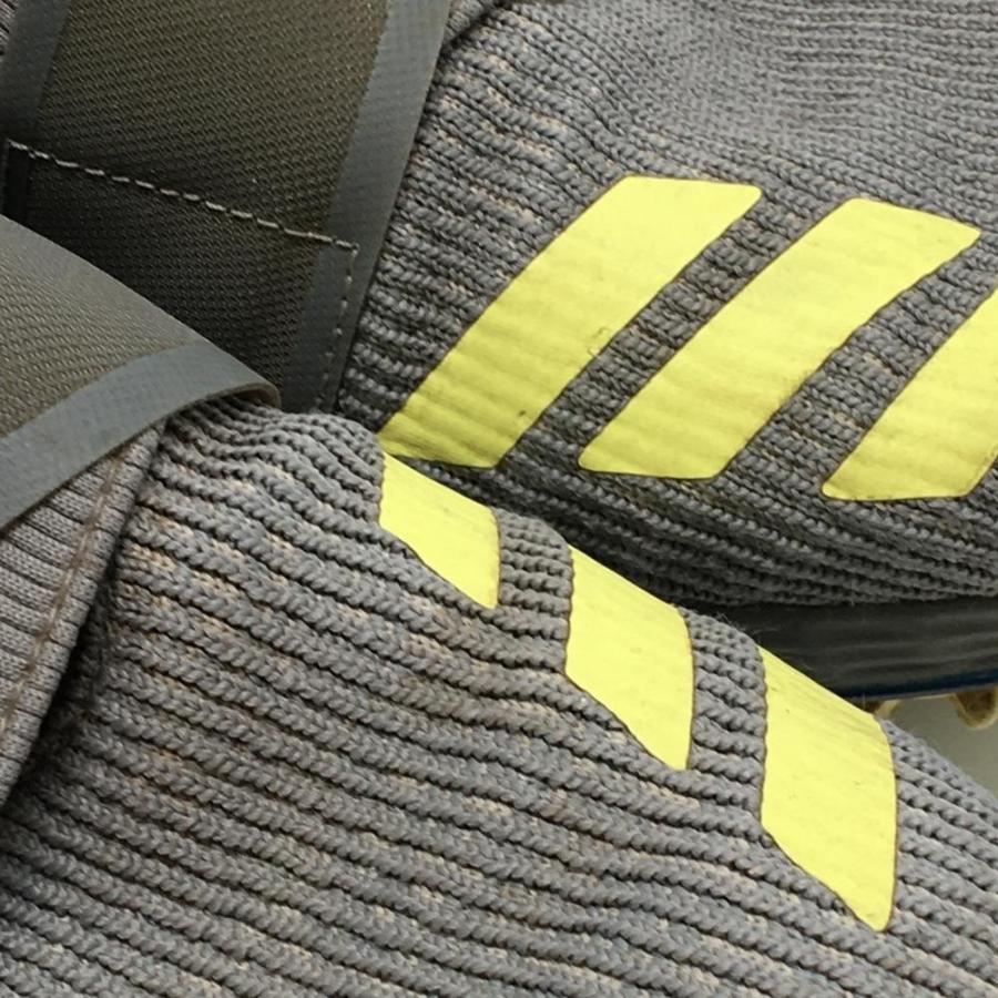 adidas BOAシステム ゴルフシューズ グレー/イエロー ★美品 adidas（アディダス） 【美品】アディダス ゴルフシューズ グレー