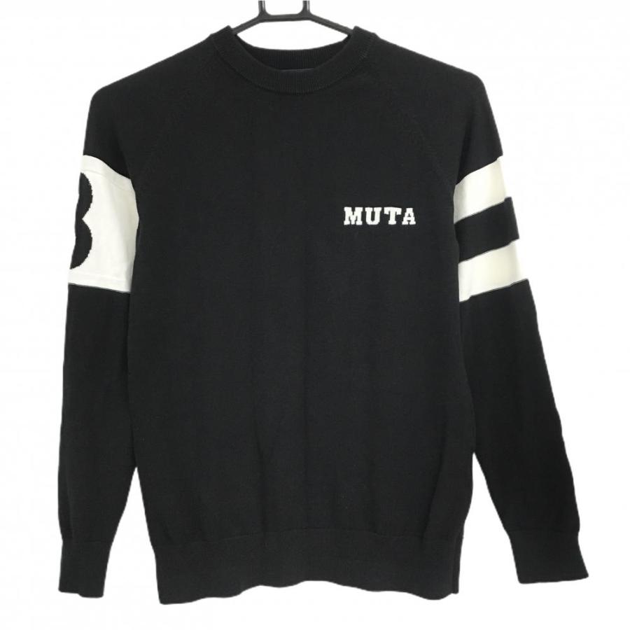 muta MARINE（ムータマリン） 【美品】ムータマリン セーター 黒×白 袖 