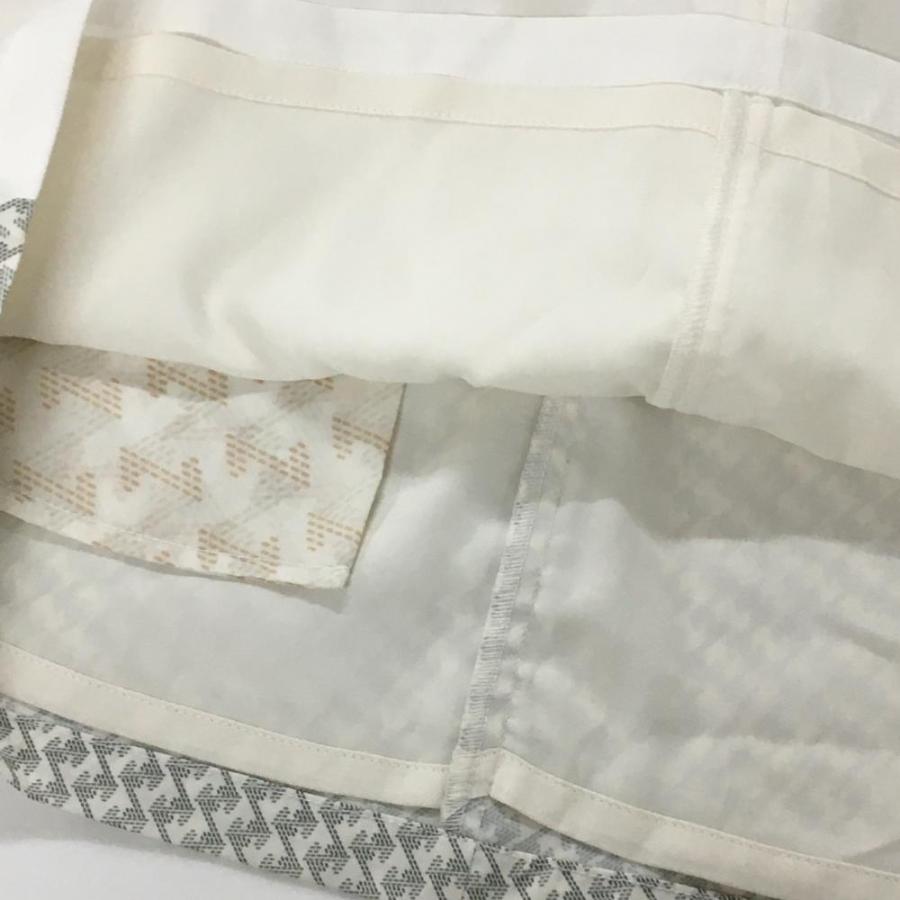Resurrection 【美品】レザレクション スカート 白×グレー 後総柄