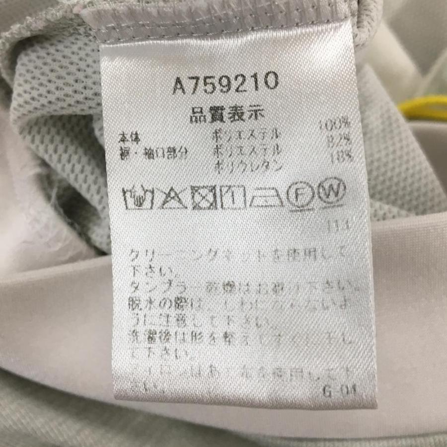 archivio（アルチビオ） 長袖ハイネックシャツ ライトグレー ロゴ