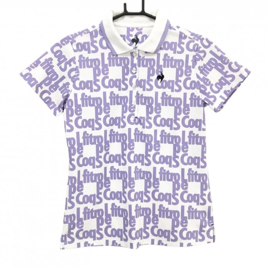 【新品未使用】希少　le coq sportif 総柄 ポロシャツ L le coq sportif GOLF（ルコックスポルティフ ゴルフ） ルコックゴルフ