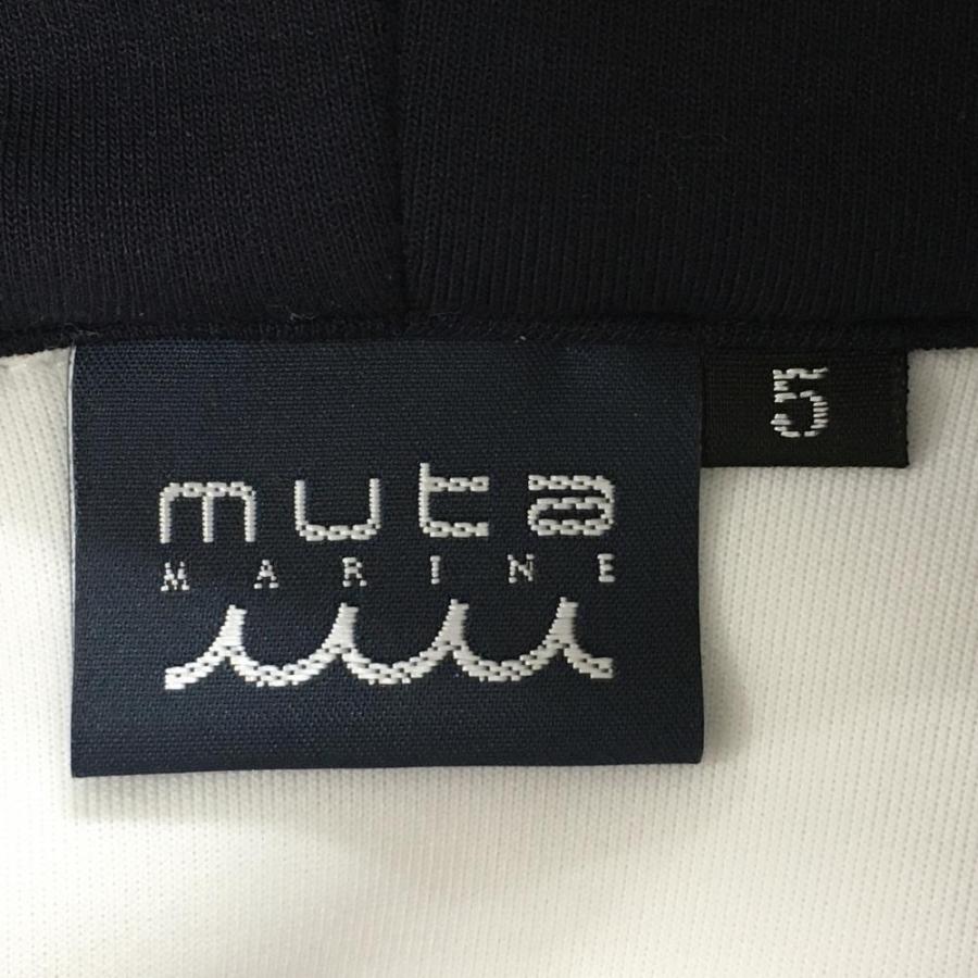 【美品】muta MARINE ジップパーカー ゴルフ メンズ 人気 8ロゴ muta MARINE（ムータマリン） 【未使用品】ムータマリン ジップ