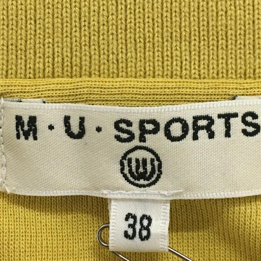 M・U SPORTS 【新品】MUスポーツ 半袖ポロシャツ マスタードイエロー