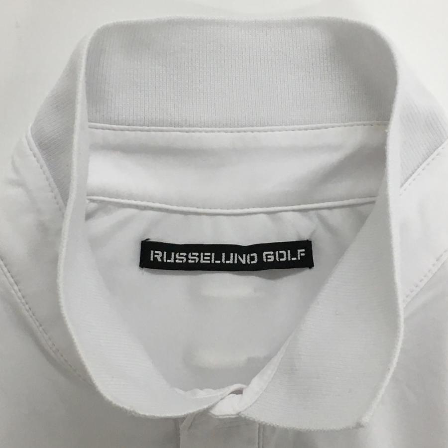 Russeluno（ラッセルノ） 【美品】ラッセルノゴルフ 半袖ポロシャツ 白