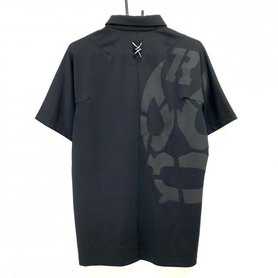 Russeluno（ラッセルノ） 【美品】ラッセルノゴルフ 半袖ポロシャツ 黒