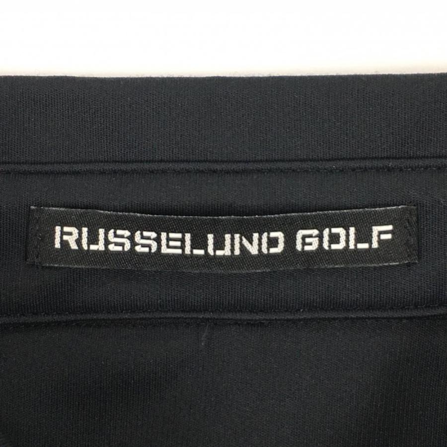 Russeluno（ラッセルノ） 【美品】ラッセルノゴルフ 半袖ポロシャツ 黒