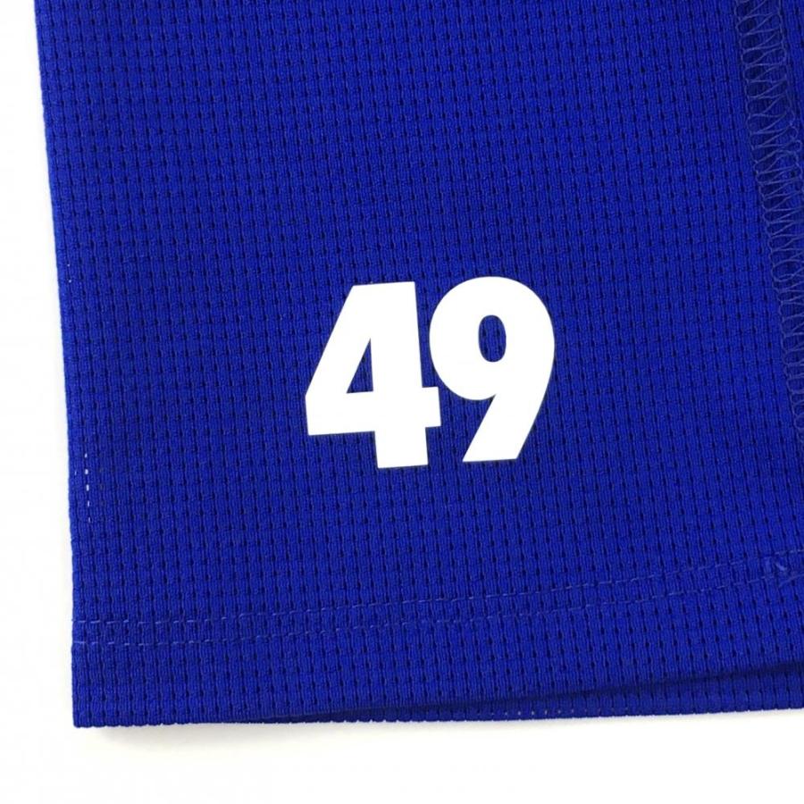 新品❤️TFW49❤️ノースリーブ TFW49 【超美品】TFW49 ノースリーブシャツ ブルー メッシュ タンク