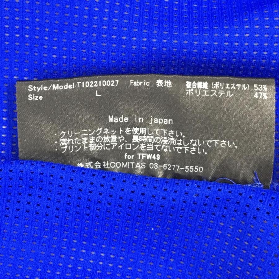 TFW49 【超美品】TFW49 ノースリーブシャツ ブルー メッシュ タンク