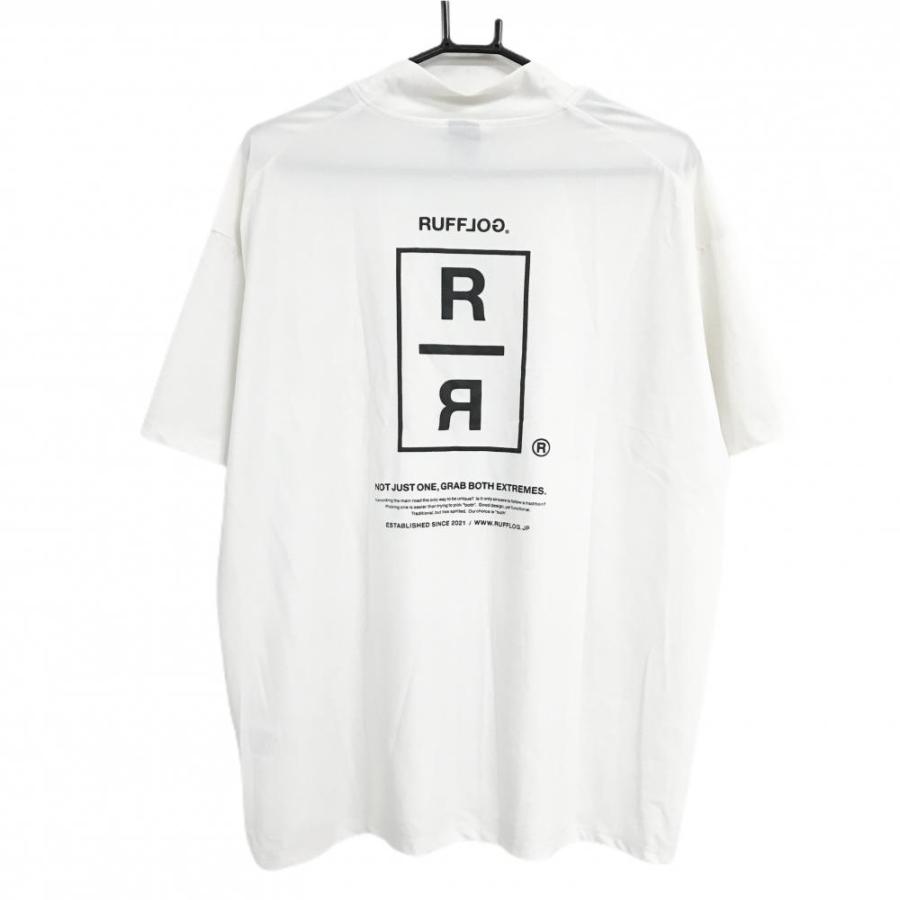 RUFFLOG（ラフロッグ） 【美品】ラフロッグ 半袖ハイネックシャツ 白