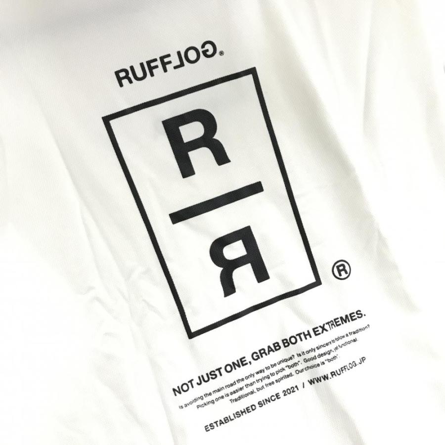 RUFFLOG（ラフロッグ） 【美品】ラフロッグ 半袖ハイネックシャツ 白