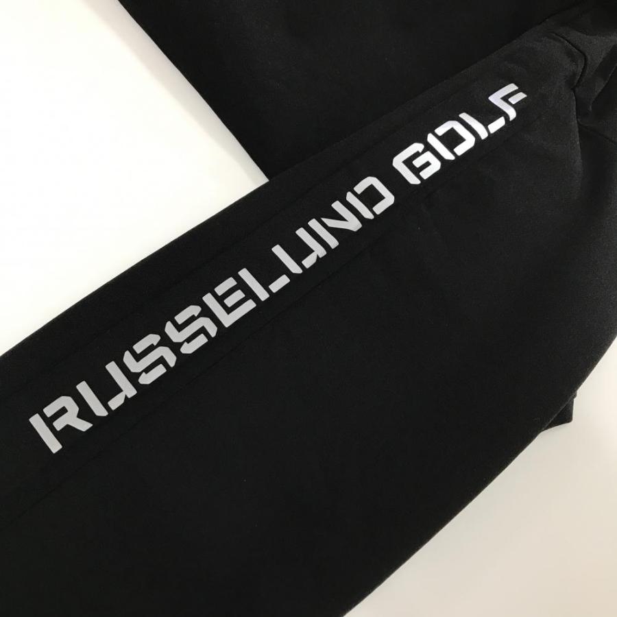 Russeluno（ラッセルノ） ラッセルノゴルフ パンツ 黒 ルチャマスク