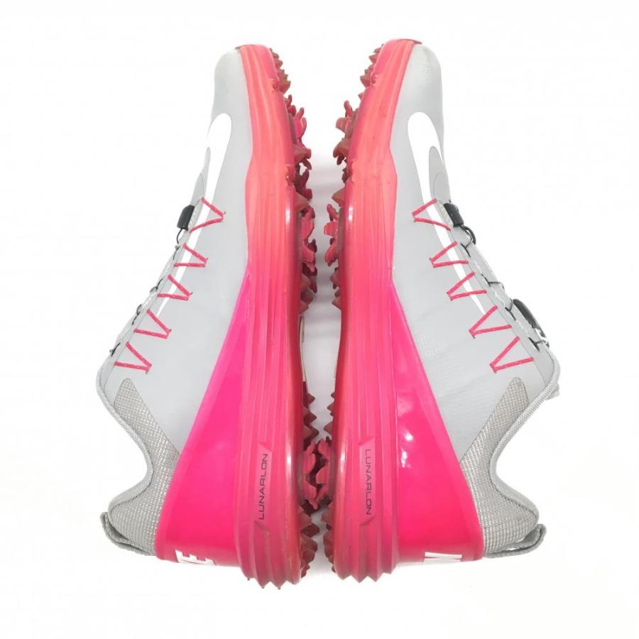 NIKE（ナイキ） ゴルフシューズ グレー×ピンク AH6990-002 ルナ