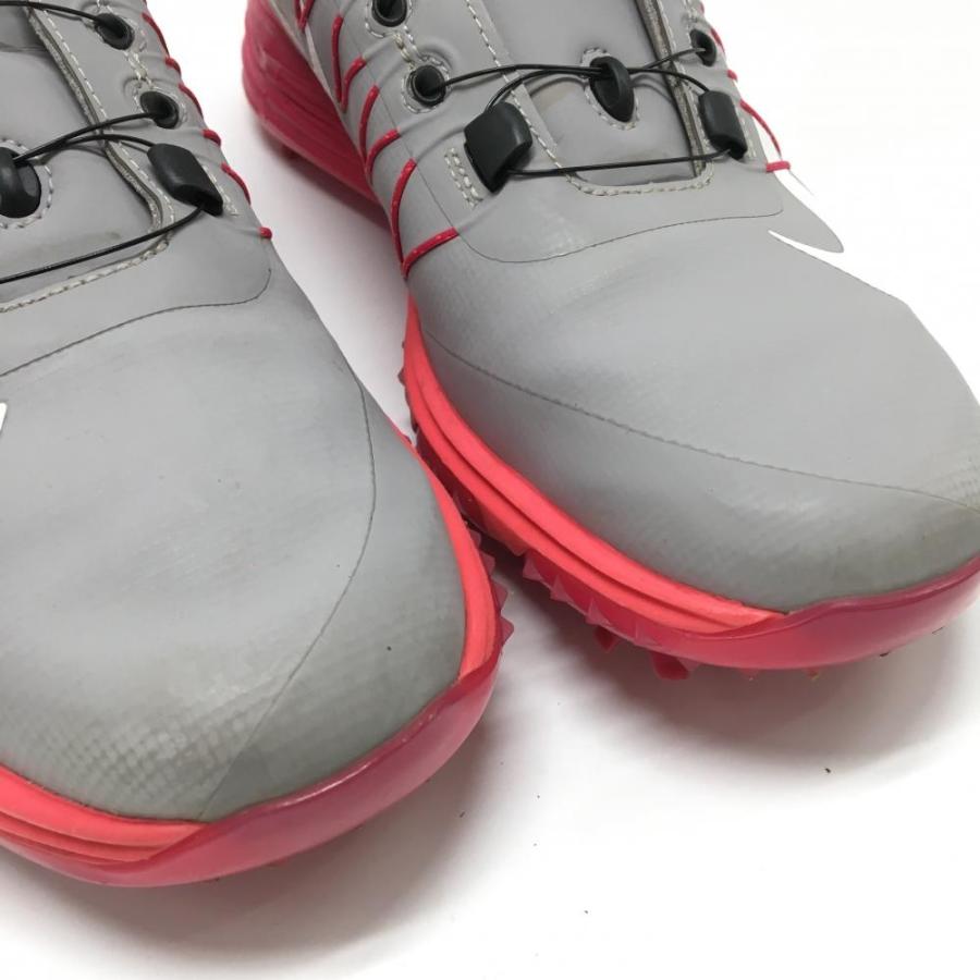 NIKE（ナイキ） ゴルフシューズ グレー×ピンク AH6990-002 ルナ