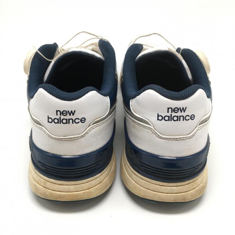 New Balance（ニューバランス） ゴルフシューズ 白×ネイビー UGBS574J
