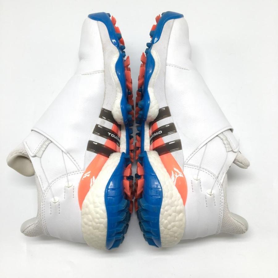adidas（アディダス） ゴルフシューズ 白×ブルー GY5336 ダイヤル式