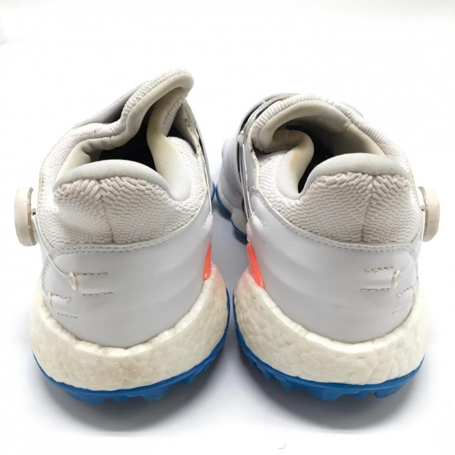 adidas（アディダス） ゴルフシューズ 白×ブルー GY5336 ダイヤル式