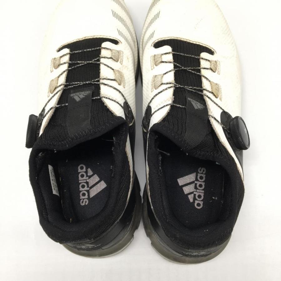 adidas（アディダス） ゴルフシューズ 白×黒 FZ1032 ダイヤル式 BOA