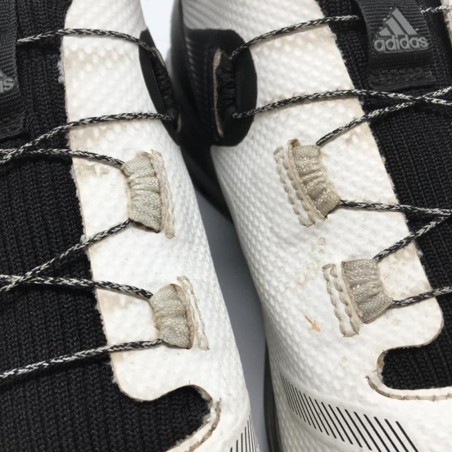 adidas（アディダス） ゴルフシューズ 白×黒 FZ1032 ダイヤル式 BOA