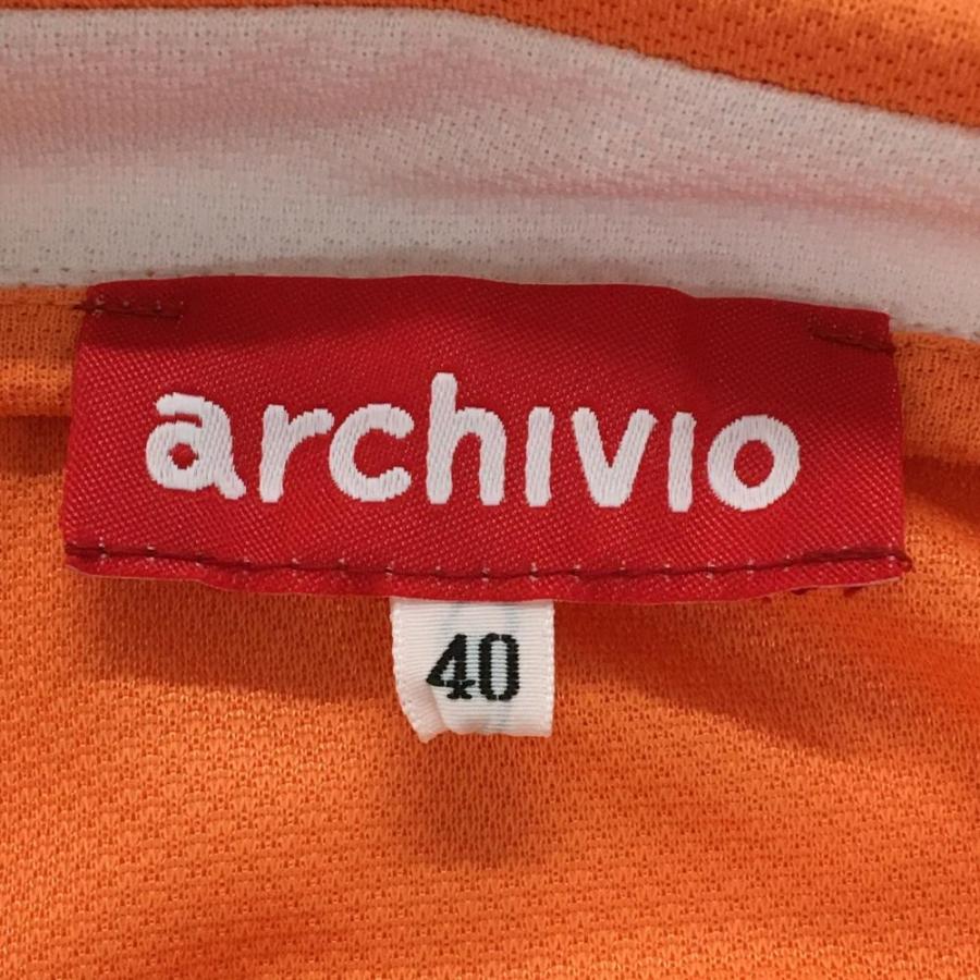 archivio（アルチビオ） 【美品】アルチビオ 半袖ポロシャツ オレンジ
