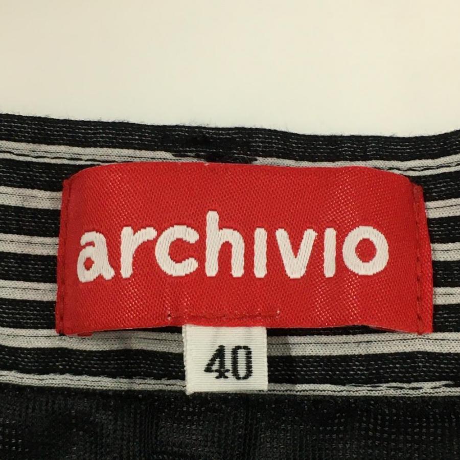 archivio（アルチビオ） 【超美品】アルチビオ スカート 白×黒